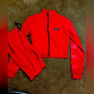 Flag Nor Fail Red jump suit